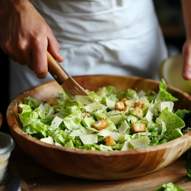 Classic Homemade Caesar Salad