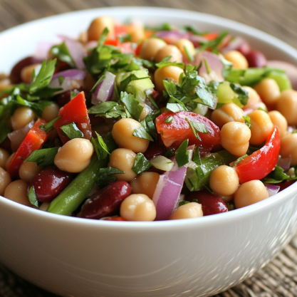 Classic Three Bean Salad Recipe  Perfect Summer Side