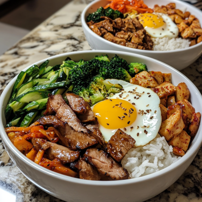 Delicious Bibimbap Inspired Bowls Korean Fusion at Home