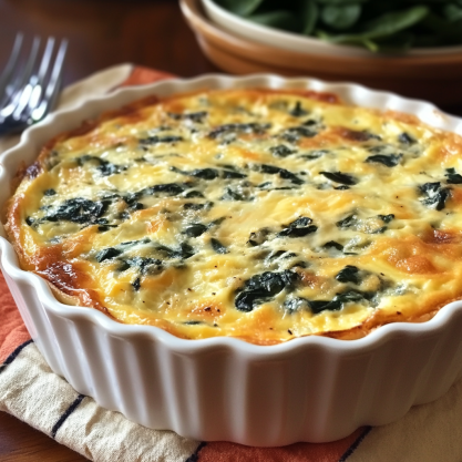 Easy Crustless Spinach Quiche Recipe Quick Healthy