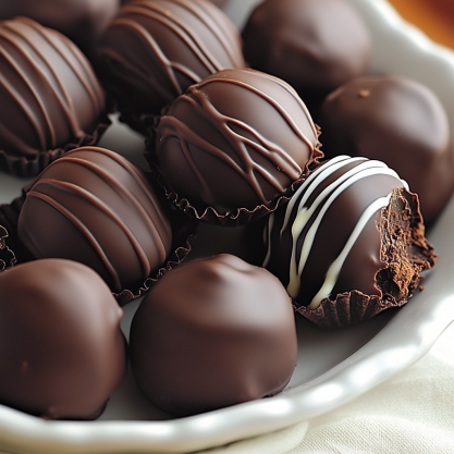 Easy Dark Chocolate Truffles Recipe  Homemade Treats