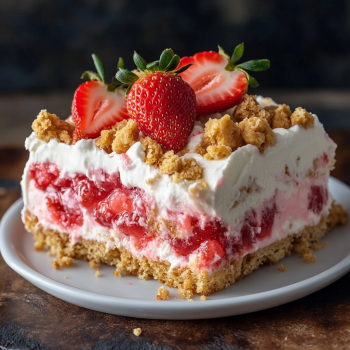 Easy Strawberry Crunch Poke Cake Recipe  Must-Try Dessert