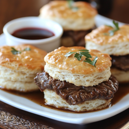 French Dip Biscuits Naomi’s Recipes Easy Comfort Food