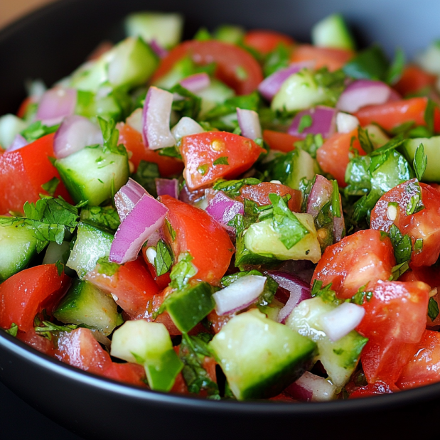 Fresh Arabic Salad: A Middle Eastern Classic