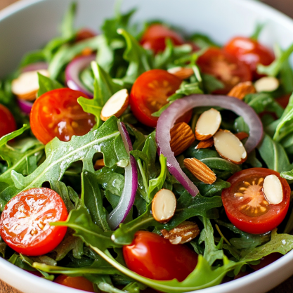 Fresh Arugula Salad with Lemon Vinaigrette Easy Recipe