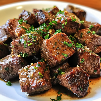 Garlic Butter Steak Bites Recipe Quick Easy Dinner