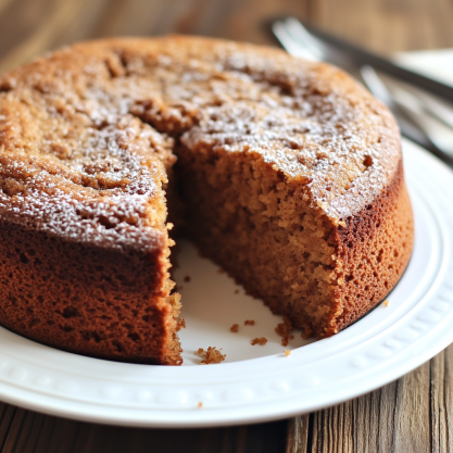 Homemade Applesauce Cake