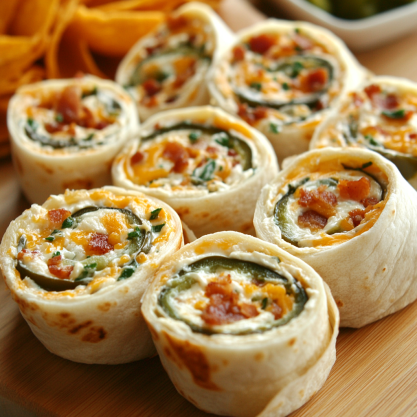 Jalapeno Popper Pinwheels A Spicy and Cheesy Appetizer