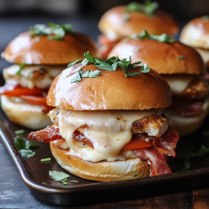 Kentucky Hot Brown Sliders: Gourmet Party Sandwiches