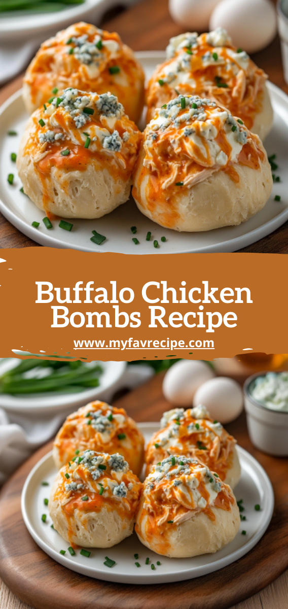 Buffalo Chicken Bombs Recipe