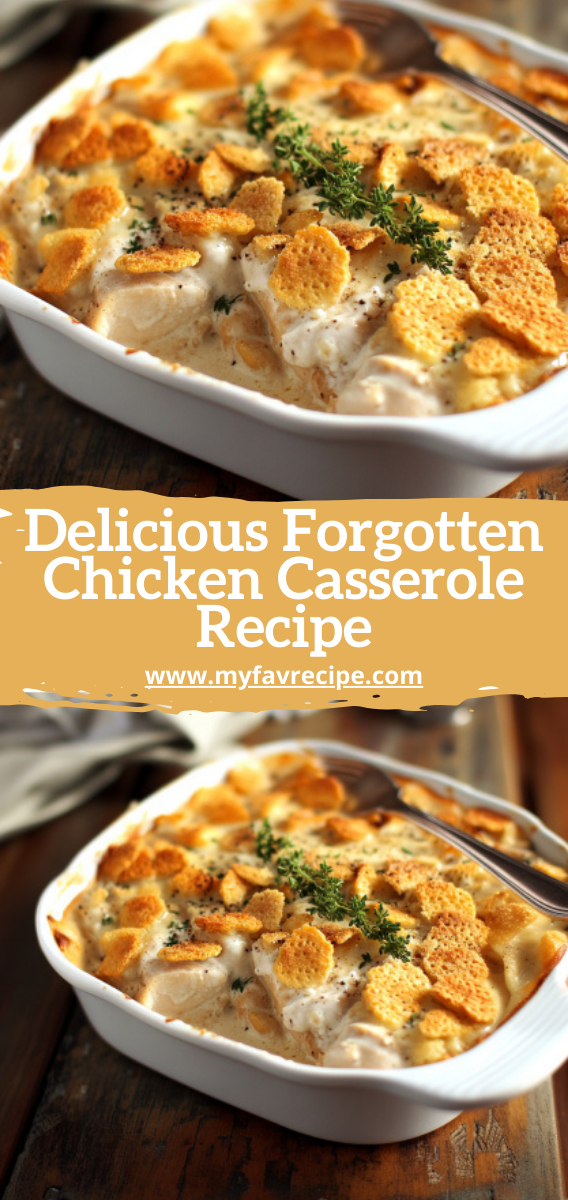 Delicious Forgotten Chicken Casserole Recipe