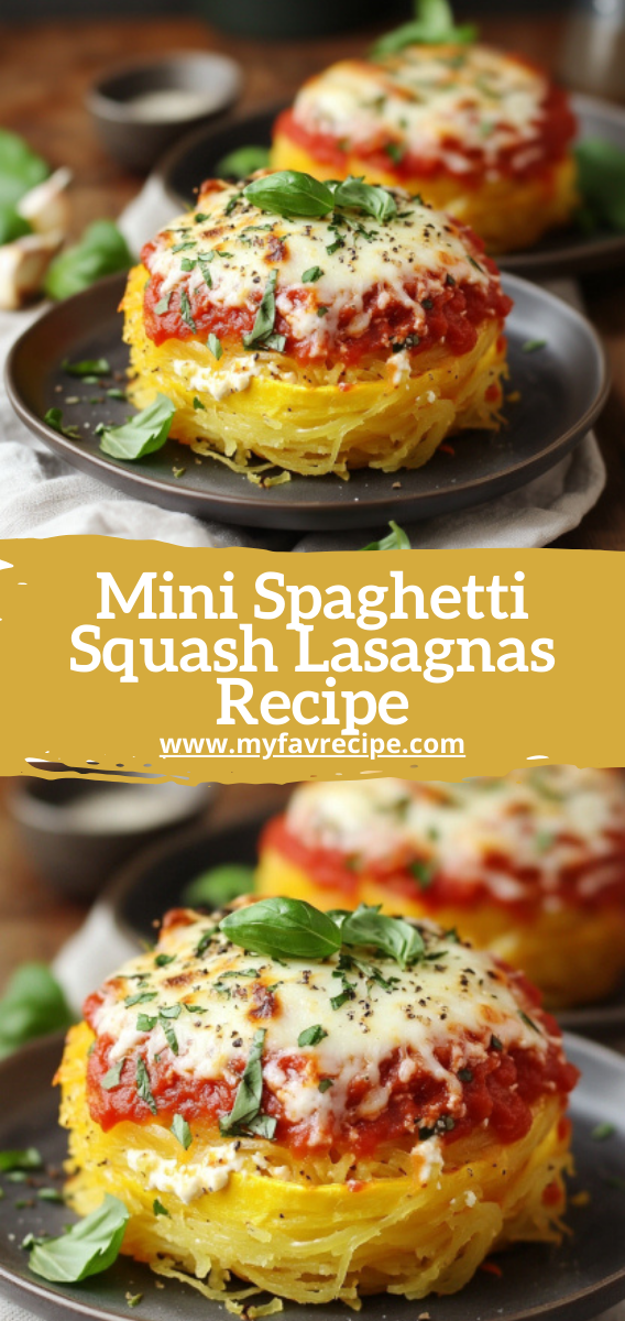 Mini Spaghetti Squash Lasagnas Recipe