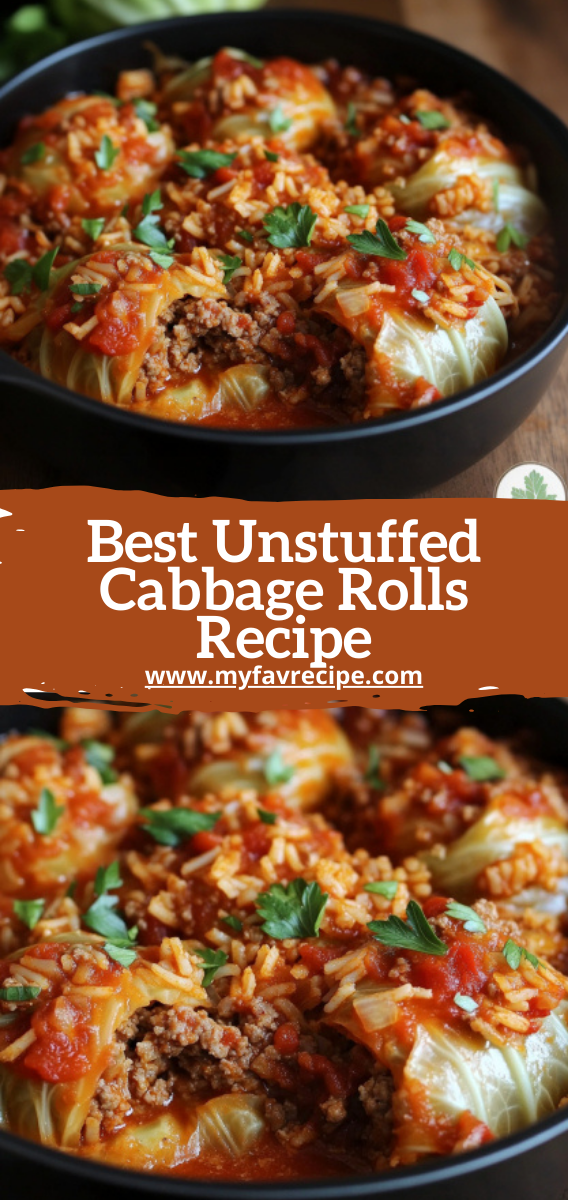 Best Unstuffed Cabbage Rolls Recipe