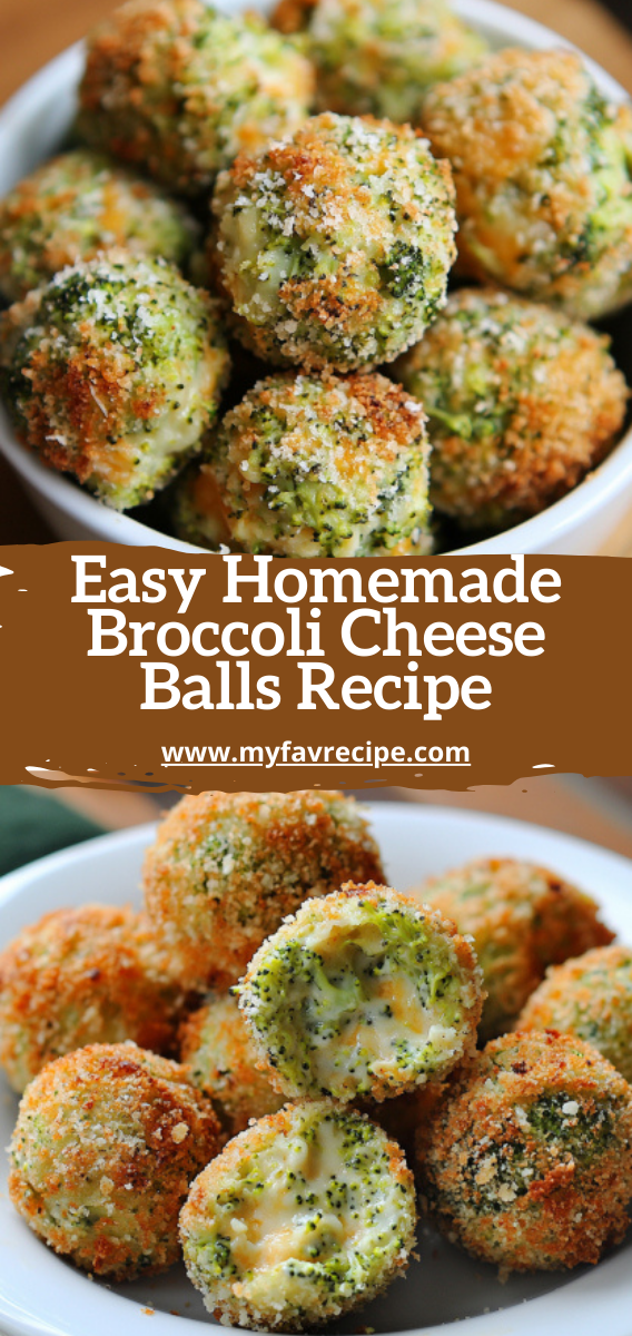 Easy Homemade Broccoli Cheese Balls Recipe