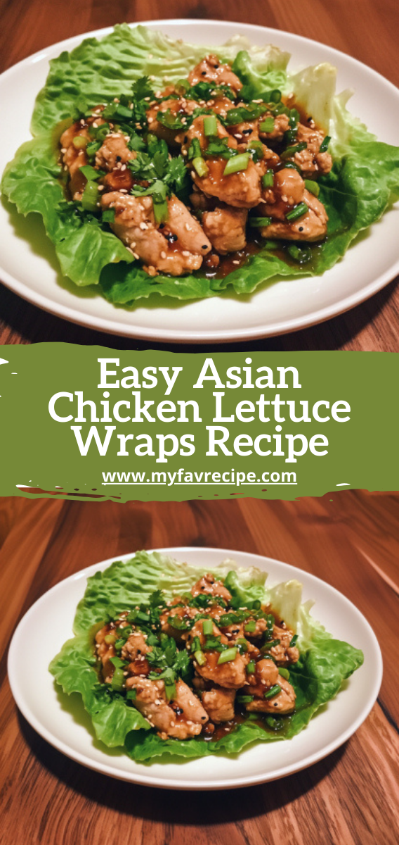 Easy Asian Chicken Lettuce Wraps Recipe