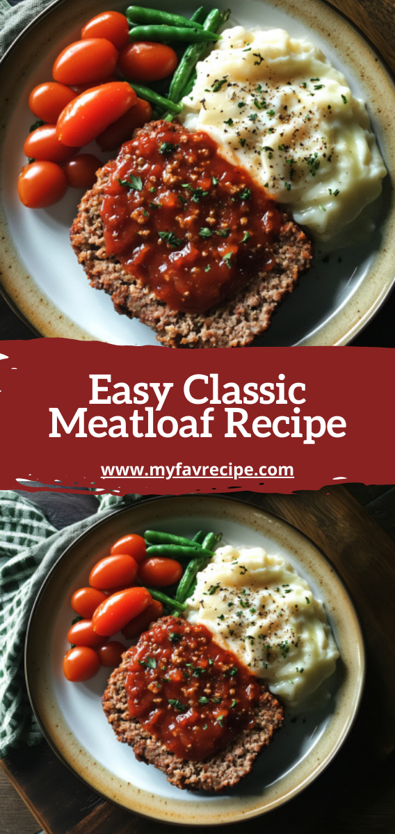 Easy Classic Meatloaf Recipe