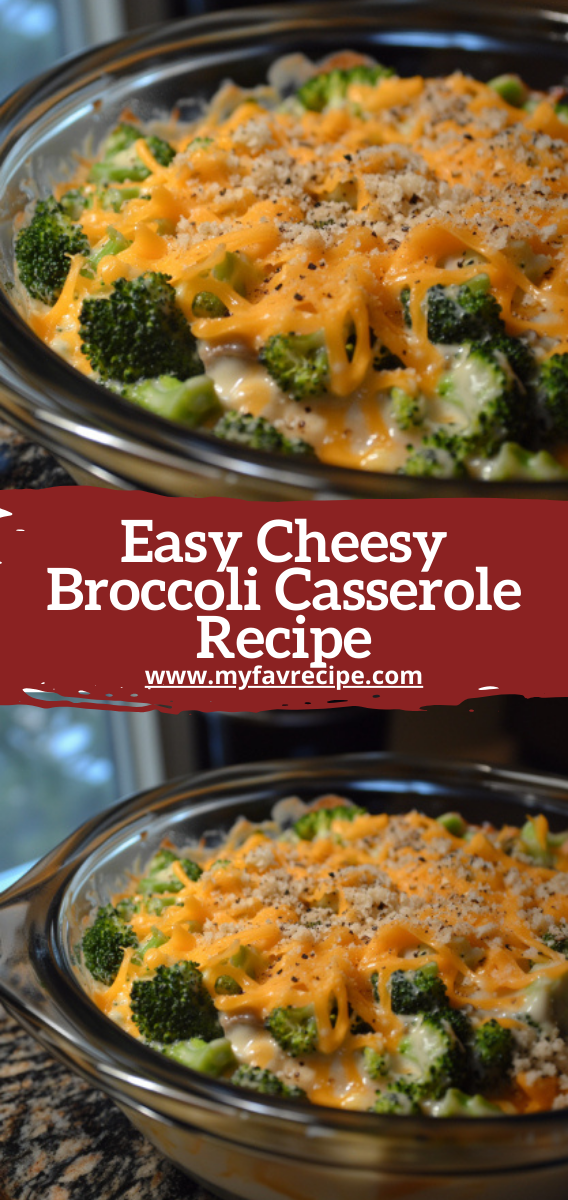 Easy Cheesy Broccoli Casserole Recipe