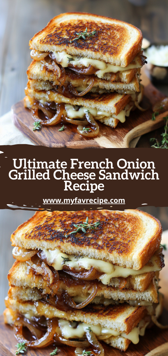 Ultimate French Onion Grilled Cheese Sandwich Recipe