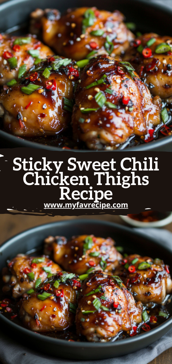 Sticky Sweet Chili Chicken Thighs Recipe