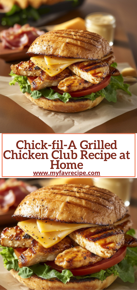 Chick-fil-A Grilled Chicken Club Recipe at Home