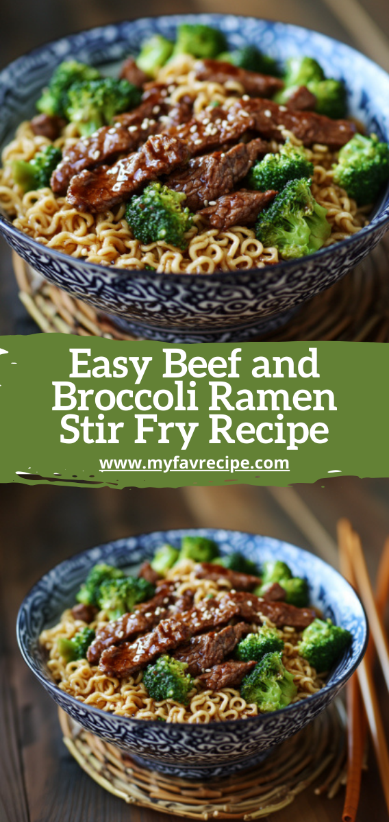 Easy Beef and Broccoli Ramen Stir Fry Recipe