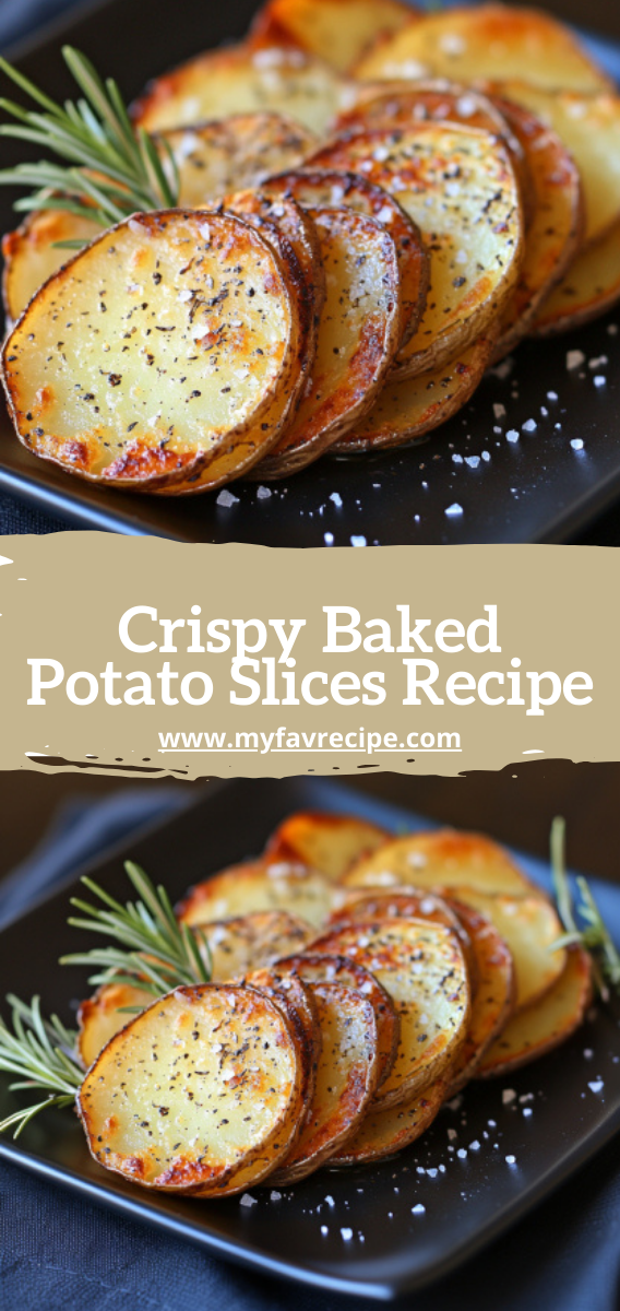 Crispy Baked Potato Slices Recipe