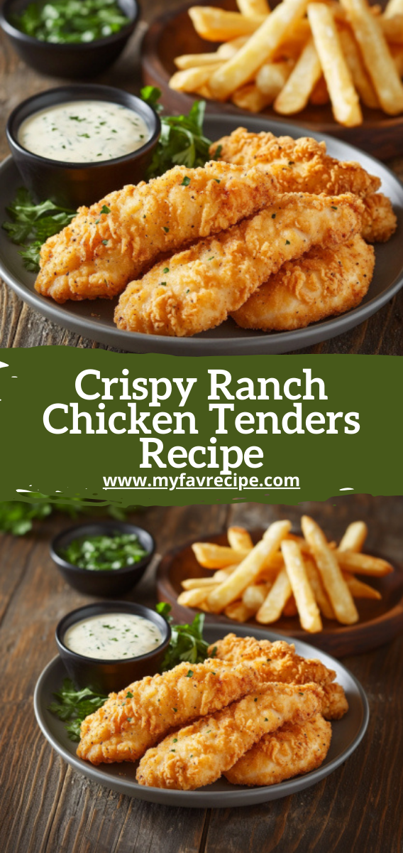 Crispy Ranch Chicken Tenders Recipe