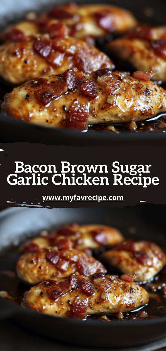 Bacon Brown Sugar Garlic Chicken Recipe