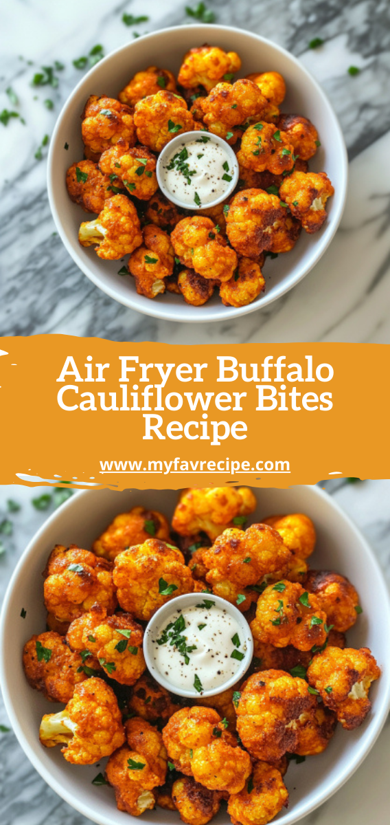 Air Fryer Buffalo Cauliflower Bites Recipe