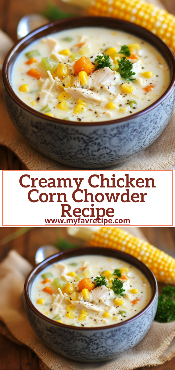 Creamy Chicken Corn Chowder Recipe