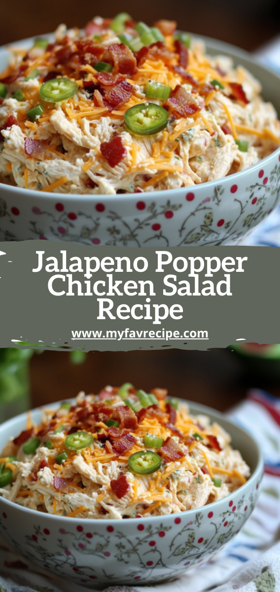 Jalapeno Popper Chicken Salad Recipe