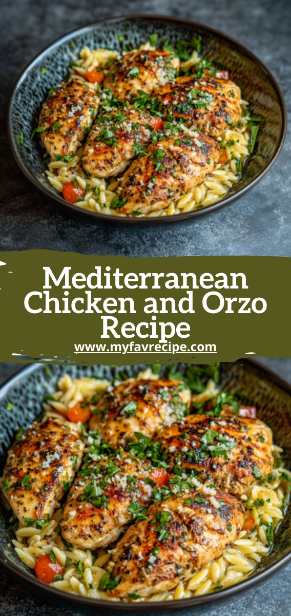 Mediterranean Chicken and Orzo Recipe