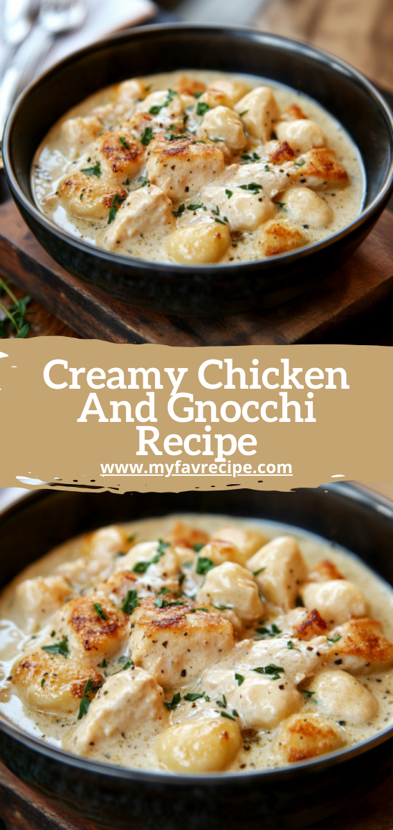 Creamy Chicken And Gnocchi Recipe