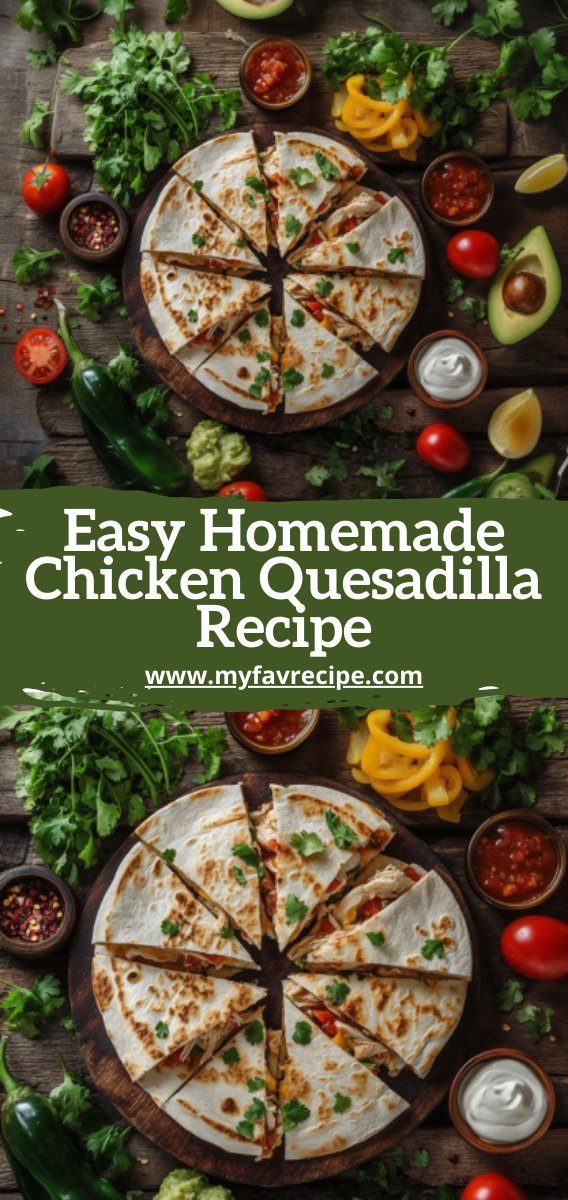 Easy Homemade Chicken Quesadilla Recipe