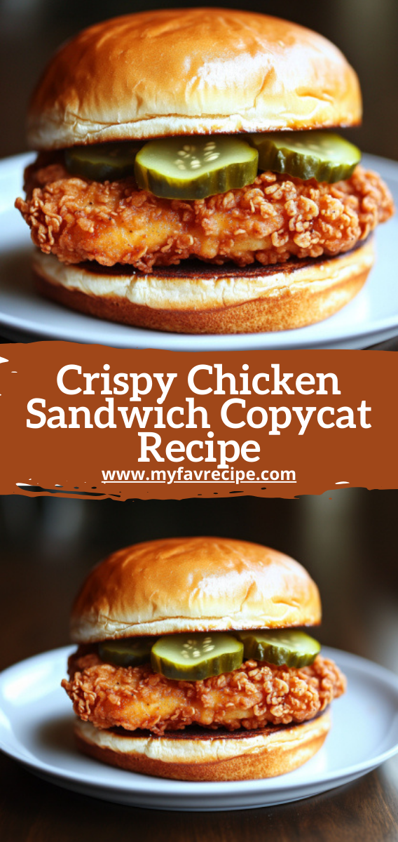 Crispy Chicken Sandwich Copycat Recipe