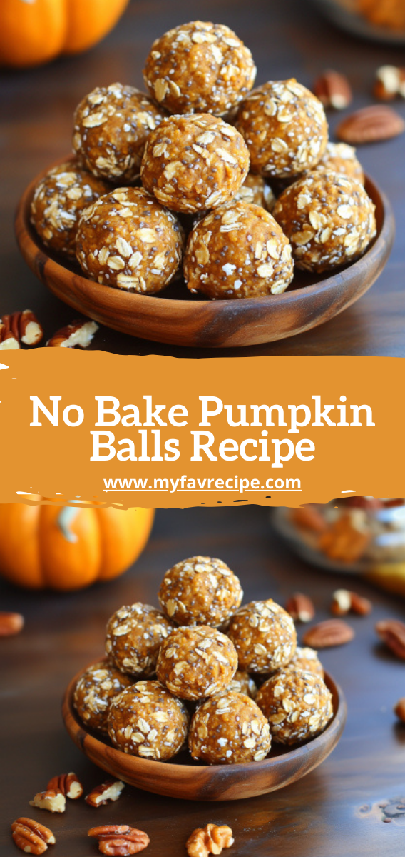 No Bake Pumpkin Balls Recipe