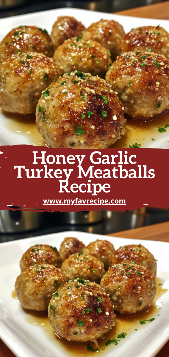 Honey Garlic Turkey Meatballs Recipe