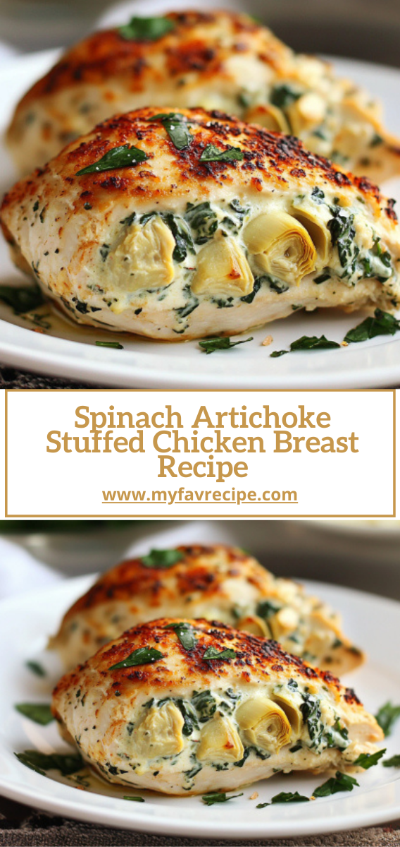 Spinach Artichoke Stuffed Chicken Breast Recipe