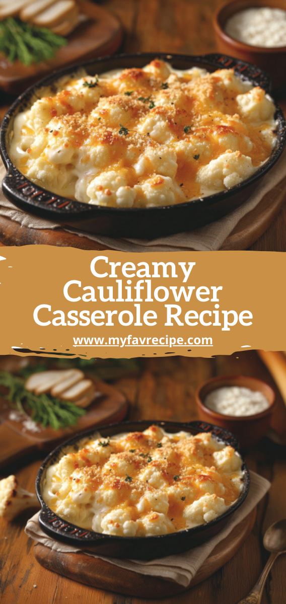 Creamy Cauliflower Casserole Recipe