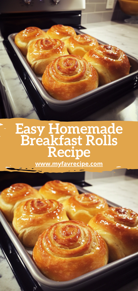 Easy Homemade Breakfast Rolls Recipe