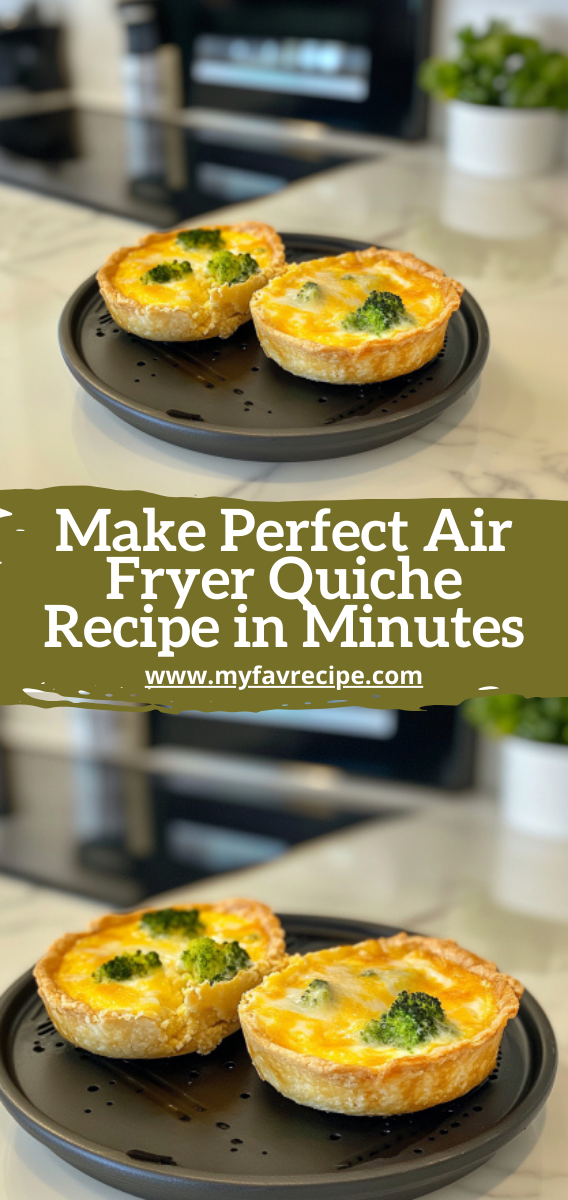 Make Perfect Air Fryer Quiche Recipe in Minutes