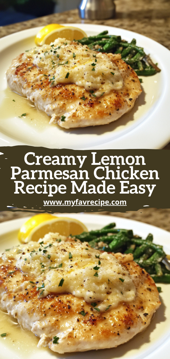 Creamy Lemon Parmesan Chicken Recipe Made Easy