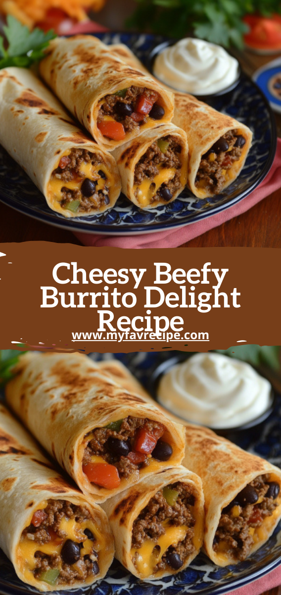 Cheesy Beefy Burrito Delight Recipe