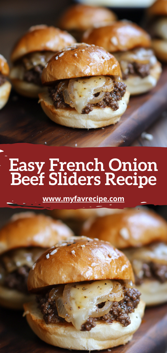 Easy French Onion Beef Sliders Recipe