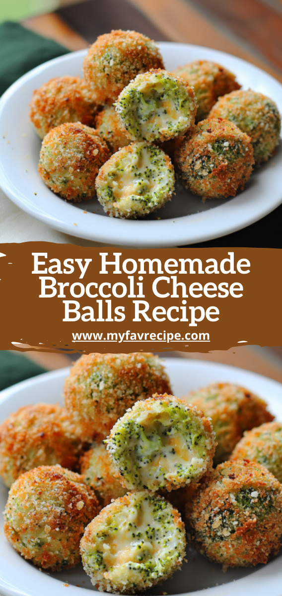 Easy Homemade Broccoli Cheese Balls Recipe