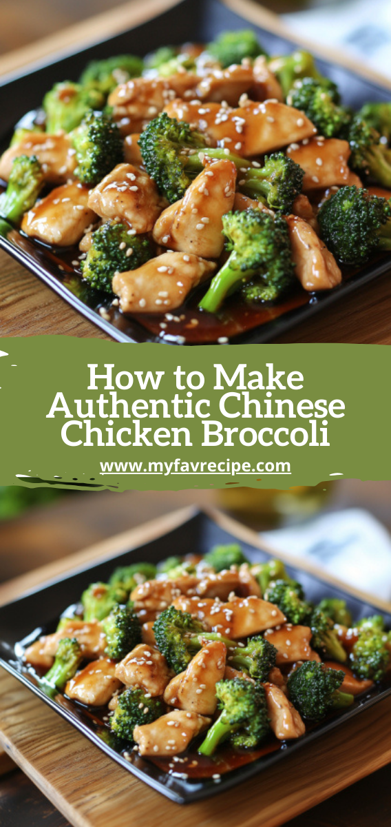 How to Make Authentic Chinese Chicken Broccoli