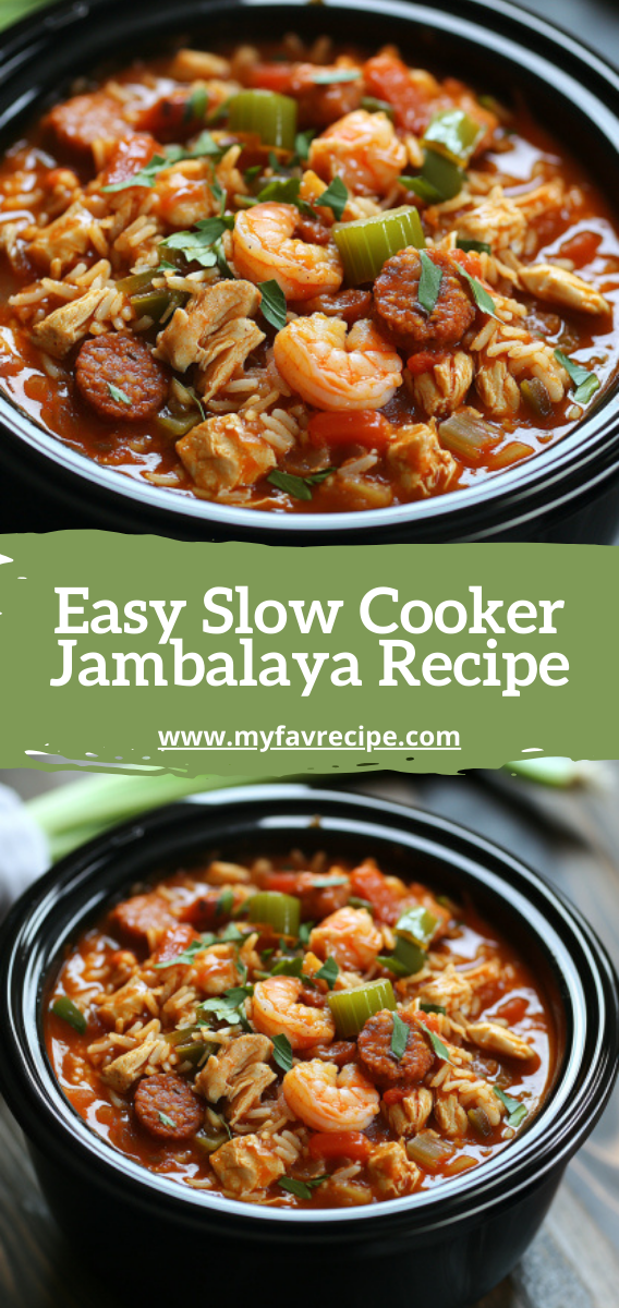 Easy Slow Cooker Jambalaya Recipe