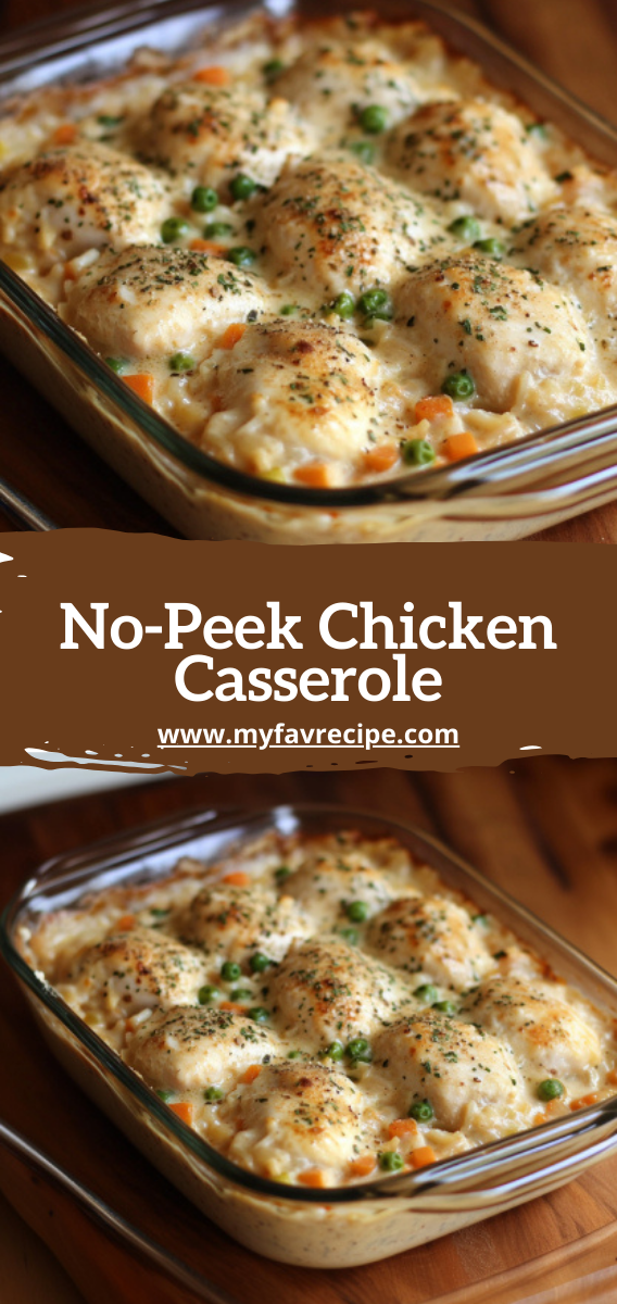 No-Peek Chicken Casserole