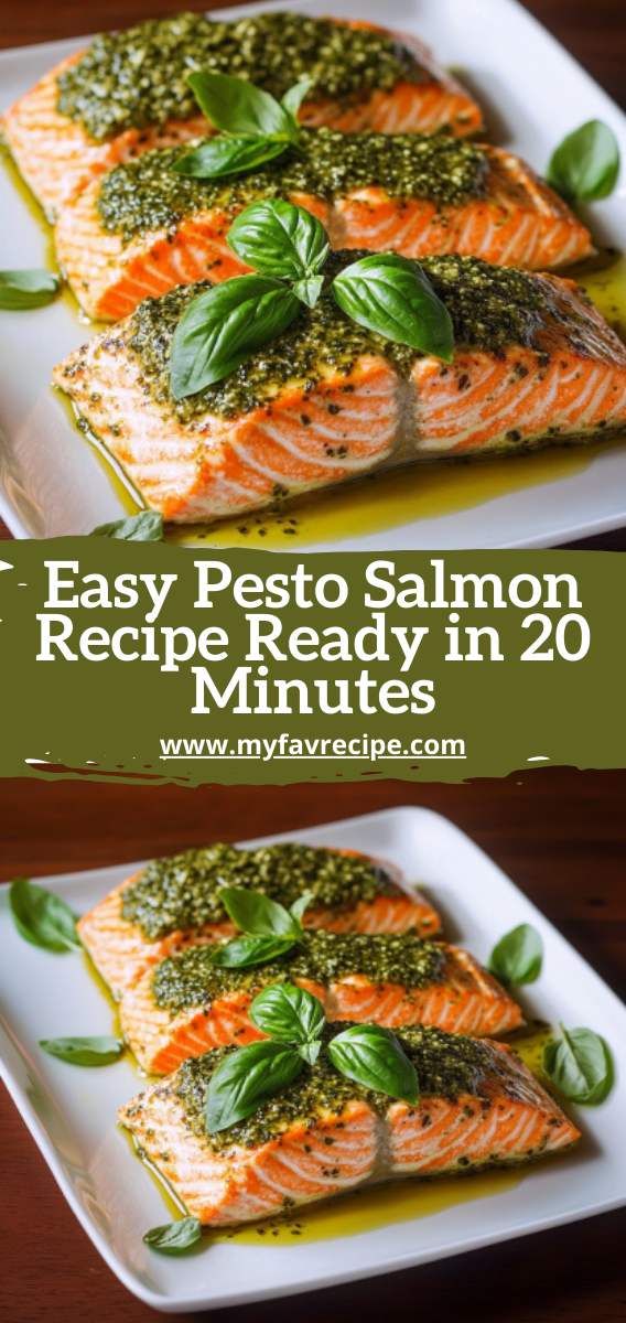 Easy Pesto Salmon Recipe Ready in 20 Minutes