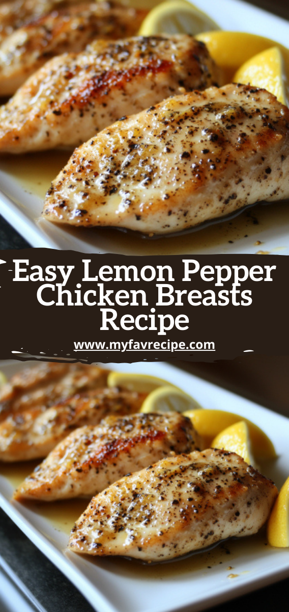 Easy Lemon Pepper Chicken Breasts Recipe